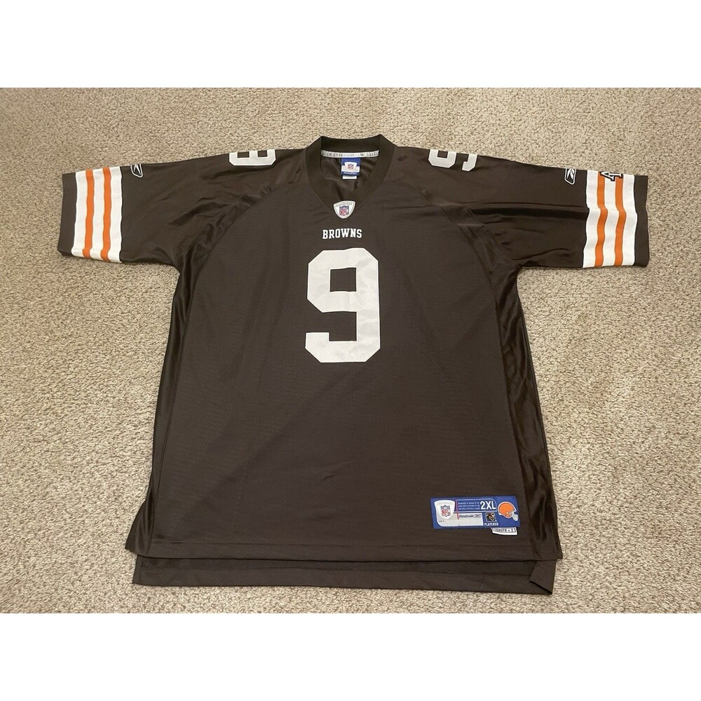 Vintage Y2k Charlie Frye Cleveland Browns #9 Reebok NFL Football Jersey  XXL 2X